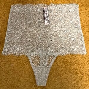 Victoria's Secret Floral Lace High-Waisted Thong